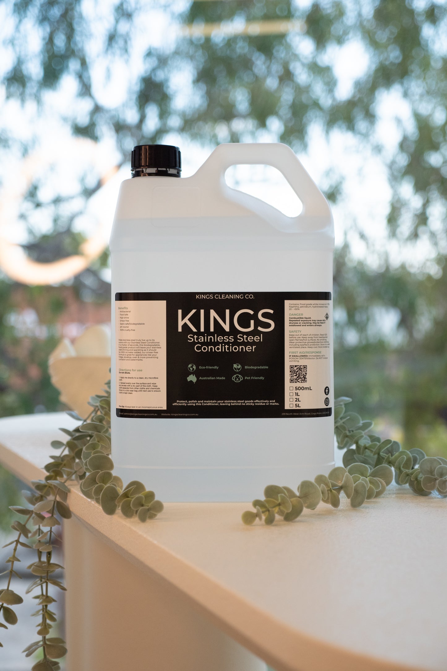 5L Kings Stainless-Steel Conditioner