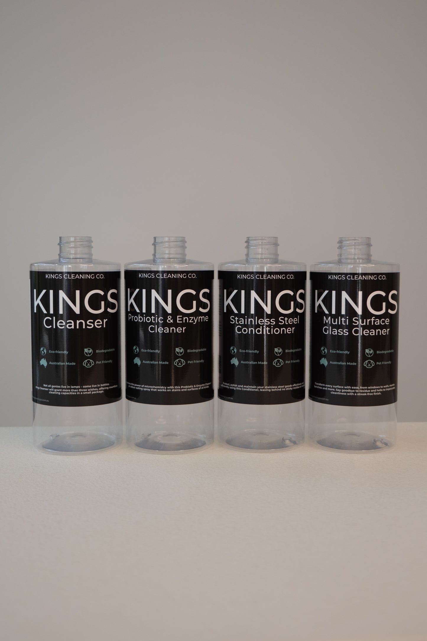 Kings Cleaning Refillable Bottle